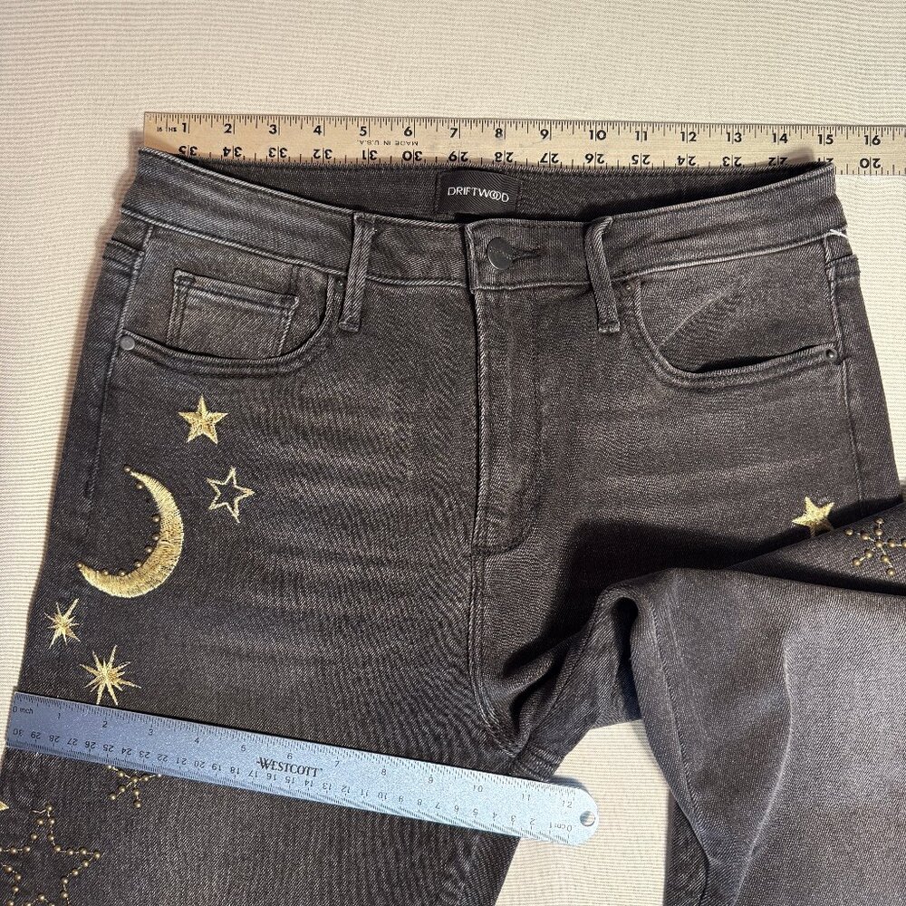 NWOT Free People x Driftwood Charlee Wide Leg Jeans Sz 28 - Picture 10 of 16